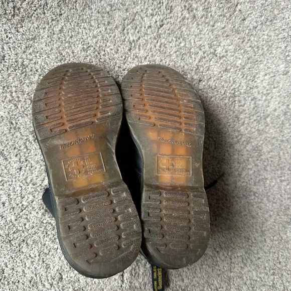 Doc Marten’s 6” Black Leather Lace-Up Boots - Picture 9 of 10